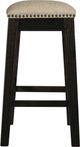Elements International Parkside Linen Counter Stool-1