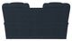 La-Z-Boy® Pinnacle Navy Power Wall Reclining Loveseat with Headrest and Console-3