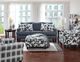 Fusion Furniture Truth or Dare Navy Sofa-0