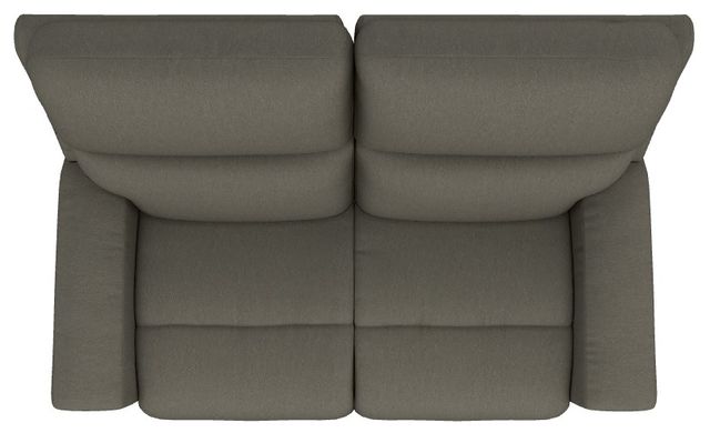 La-Z-Boy® Apollo Smoke Power Reclining Loveseat with Headrest and Lumbar-4
