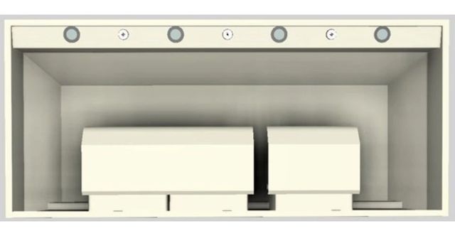 Vent-A-Hood® Designer Series 54" Biscuit Wall Mounted Range Hood-3