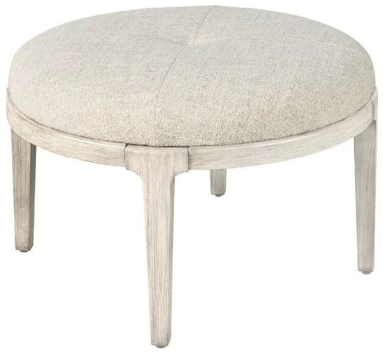 Universal Explore Home™ Dwell Monique Linen/River Rock Bunching Ottoman-0
