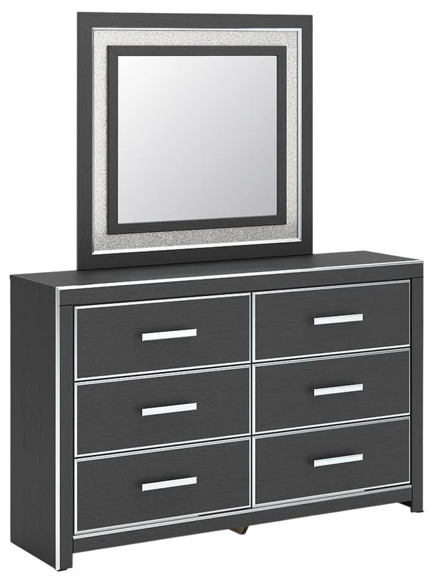 Signature Design by Ashley® Zuraleus Black Dresser and Mirror-0