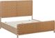Modus Furniture Dorsey Ginger/Granola California King Woven Panel Bed-2