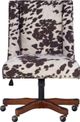 Linon Draper Brown/White Cow Print Office Chair -2