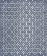 Blue/Ivory