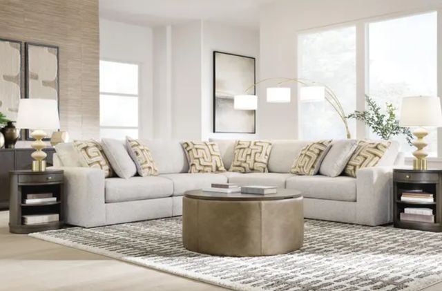 Signature Design by Ashley® Kestrie 5-Piece Feathered Sectional-1