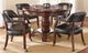 Steve Silver Co. Tournament 5-Piece Black/Medium Cherry Game Table Set-1