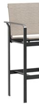 Homecrest™ Outdoor Living Customizable Elevate Aluminum/Fabric Outdoor Sling Bar Stool-1