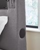 Signature Design by Ashley® Verishaw Gray Twin Upholstered Panel Bed-3