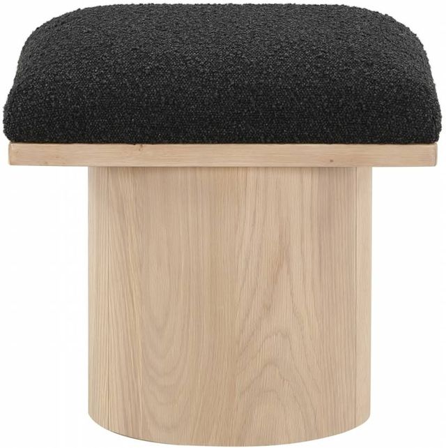 Meridian Furniture Pavilion Black/Natural Stool-1