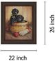 Classy Living Black Labs 22" Wall Art-2