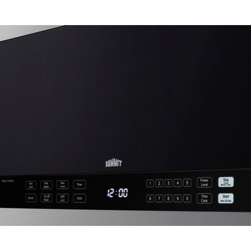 Summit® 1.4 Cu. Ft. Stainless Steel Wide Over The Range Microwave-4