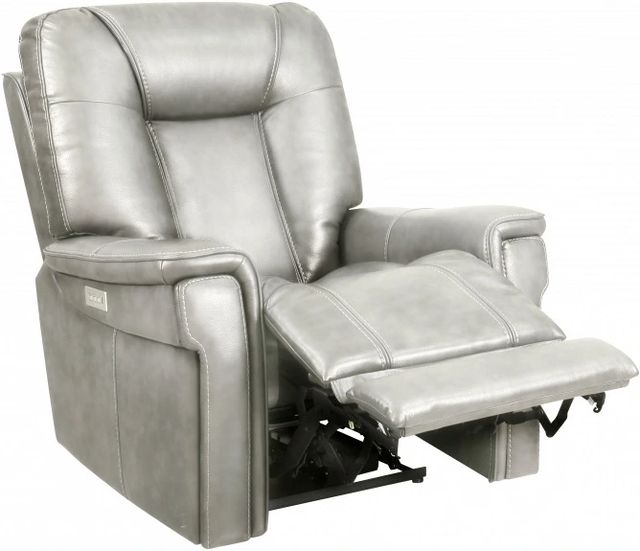 BarcaLounger® Sanibel Rainer Dove Leather Power Recliner-1