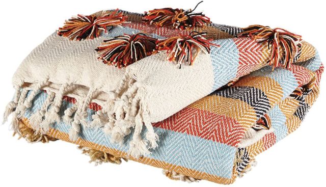 Signature Design by Ashley® Jacinta 3-Piece Multi-Color Throws-1