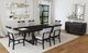 Elements International Transcend 7-Piece Charcoal/Light Gray Dining Set-4