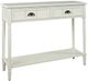  Goverton White Console Sofa Table-0