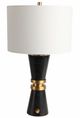 Sagebrook Home Elgon Black/White Table Lamp-1
