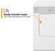 Whirlpool® 3.4 Cu. Ft. White Compact Front Load Electric Dryer-4