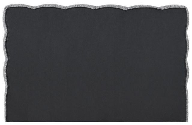 Meridian Furniture Deco Grey Queen Boucle Panel Bed-3