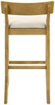 Armen Living Merie 2-Piece Amber Glow/White Barstool Set-4