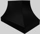 Vent-A-Hood® Designer Series 48" Black Island Range Hood-3
