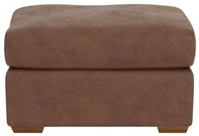 Flexsteel® Blanchard Brown Silt Ottoman-1