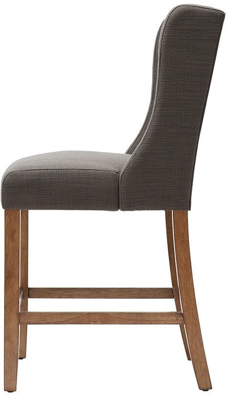 Olliix by Madison Park Charcoal Cleo Counter Stool-1