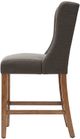Olliix by Madison Park Charcoal Cleo Counter Stool-1