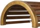 Currey & Company Woodbine Brass/Chestnut Chandelier-4