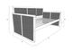 Kodiak Furniture Abaco 79" Honey/Taxi Seaport Twin Daybed with Mattress-4