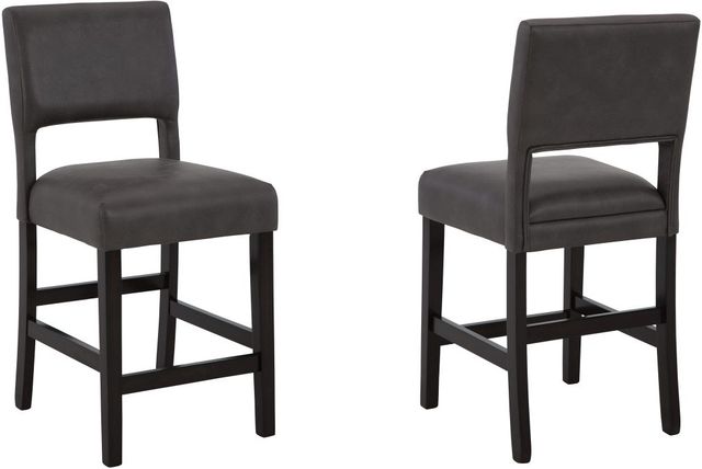 Signature Design by Ashley® Leektree Dark Brown Counter Stool-4