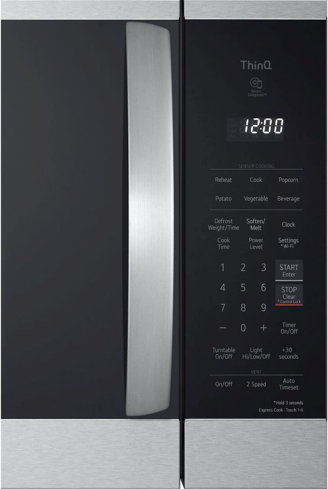 LG 1.8 Cu. Ft. PrintProof® Stainless Steel Over The Range Microwave-8