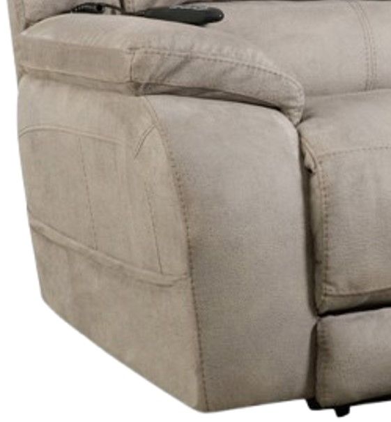 Homestretch Explorer Nickel Chair and a Half Power Recliner-2