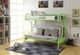 ACME Furniture Eclipse Green Twin Over Full Youth Futon Bunk Bed-4
