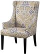 Olliix by Madison Park Yellow Marcel High Back Wing Chair-0