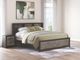 Signature Design by Ashley® Broachmyn Black/Gray Lighted King Bookcase Panel Bed-1