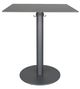 CabanaCoast® Customizable Origin Sol Sintered 36'' Outdoor Square Pedestal Bar Table-2