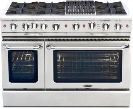 Capital Cooking™ Culinarian 48" Stainless Steel Pro Style Gas Range-0