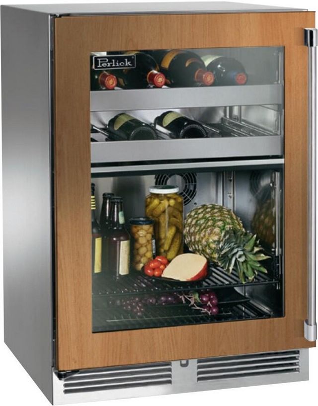 Perlick® Signature Series 24" Panel Ready Freestanding Beverage Center
