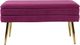 TOV Furniture Ziva Plum Storage Bench-0