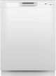 GE® 24" White Front Control Built-In Dishwasher-0