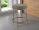 International Furniture Direct Frida Gold/Green Stool-1