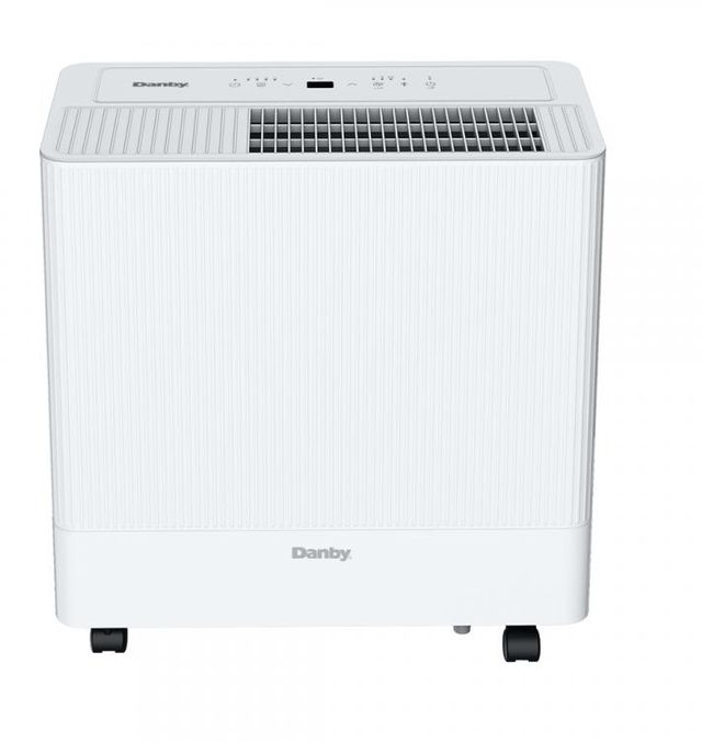 Danby® 50 Pt. White Dehumidifier with Pump & Wi-Fi-0