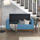 Homelegance® Brigitte Blue Lift Top Storage Bench-1