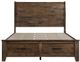 Mazin Furniture Jerrick Burnished Brown Eastern King Bed-0