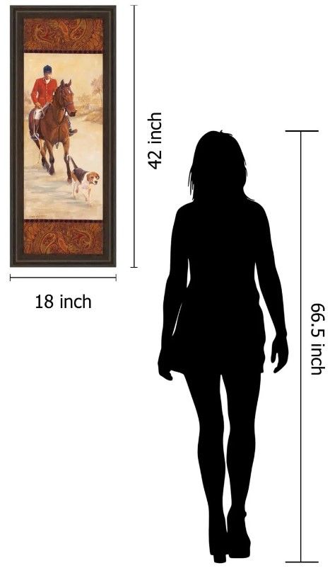 Classy Art On The Hunt I By Linda Wacaster Wall Art-3