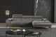 Furniture of America® Vadso Dark Gray Sectional with Right Chaise-1