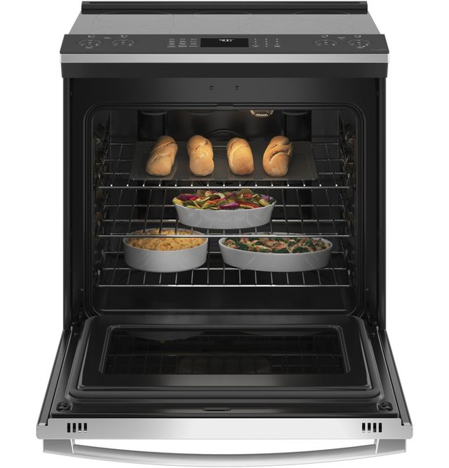 GE Profile™ 30" Fingerprint Resistant Stainless Steel Smart Slide-In Electric Convection Range-2
