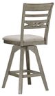 ECI Furniture Pine Crest Asbury 2-Piece Gray Stool Set-1